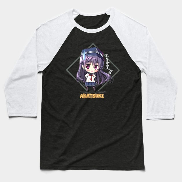 Chibi Girls Kancolle #2 Baseball T-Shirt by ShariLambert